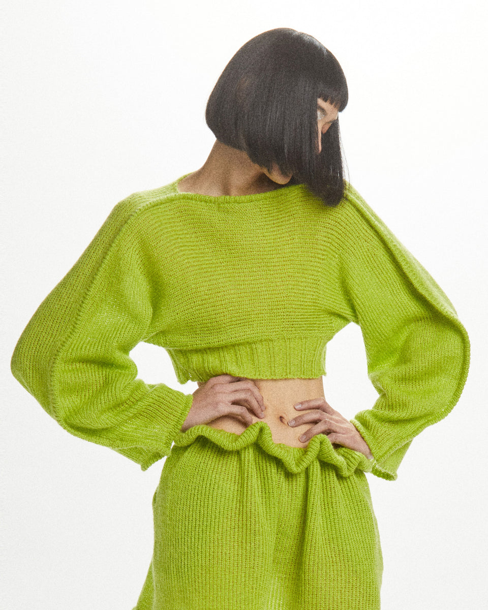 Green Mohair Sweater